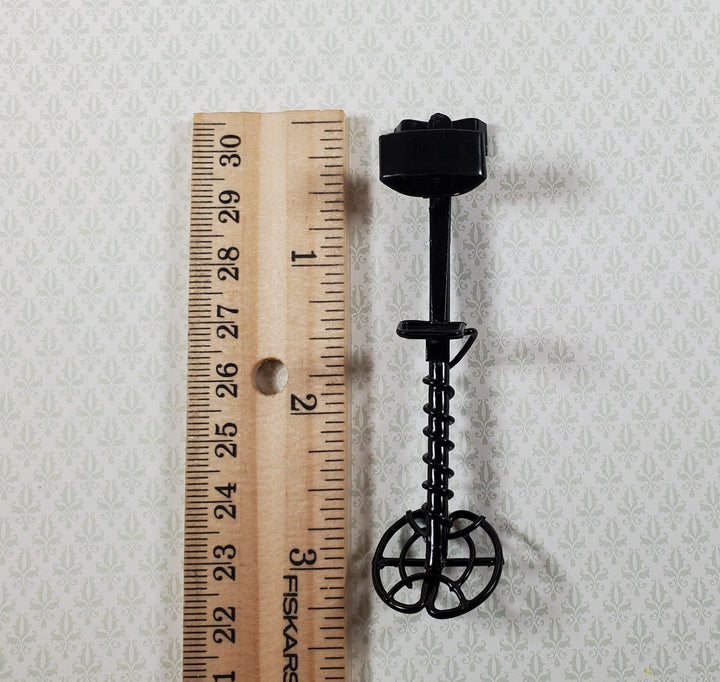 Dollhouse Metal Detector Black 1:12 Scale Miniature Prop Garage - Miniature Crush