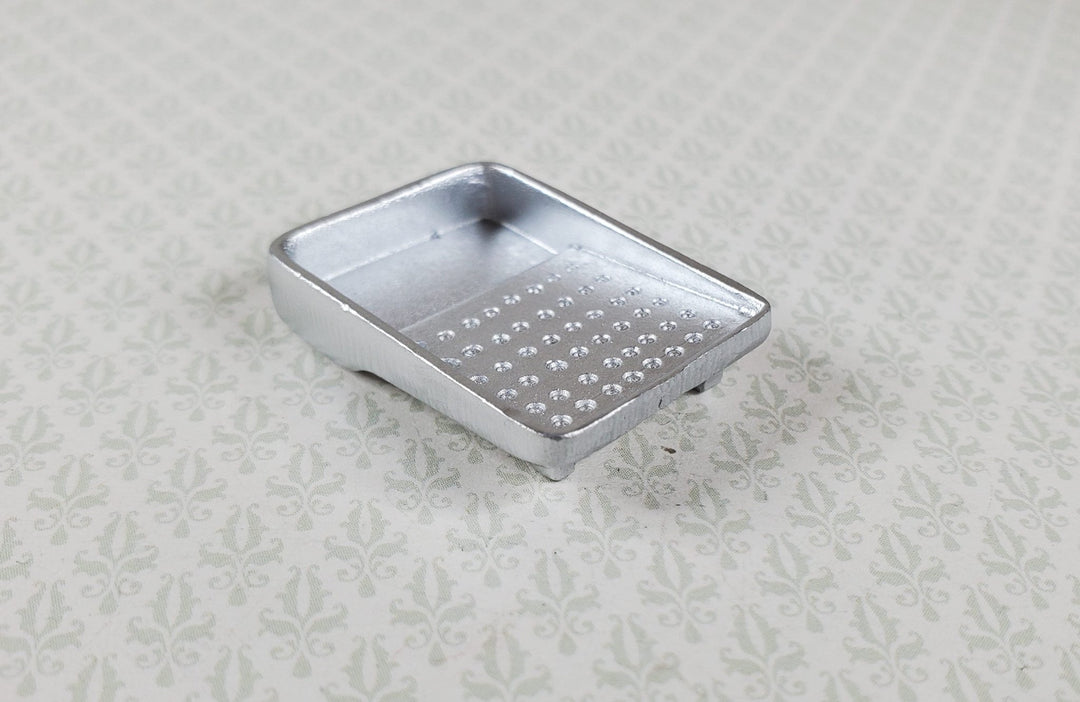 Dollhouse Metal Painting Pan Roller Tray 1:12 Scale Miniature Accessory - MiniatureCrush