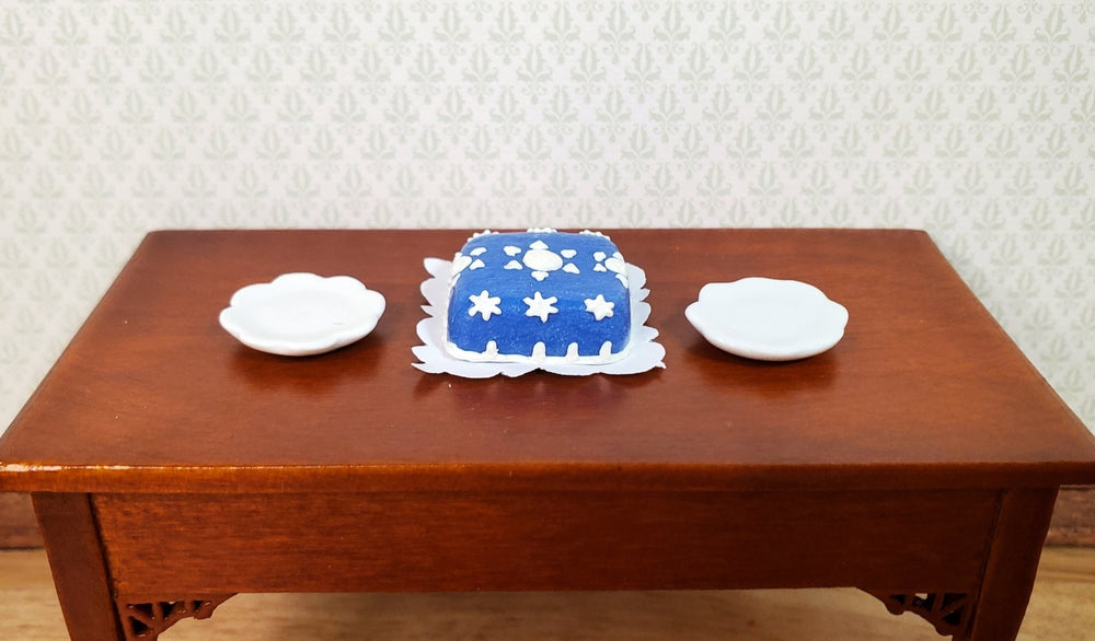 Dollhouse Midnight Sky Cake 1:12 Scale Miniature Dessert Food Bakery - MiniatureCrush