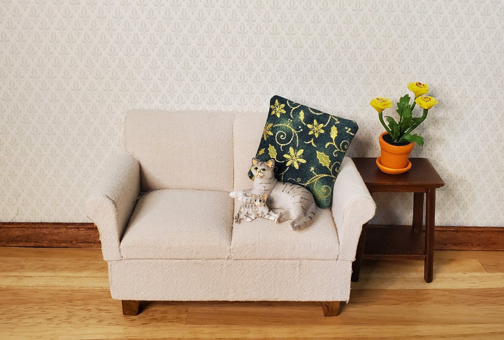 Dollhouse Miniature Christmas Green Poinsettia 1:12 Scale 1 1/2" - MiniatureCrush