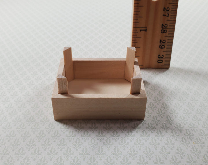 Dollhouse Miniature Fruit or Vegetable Crates x2 Stackable 1:12 Scale Wood - MiniatureCrush