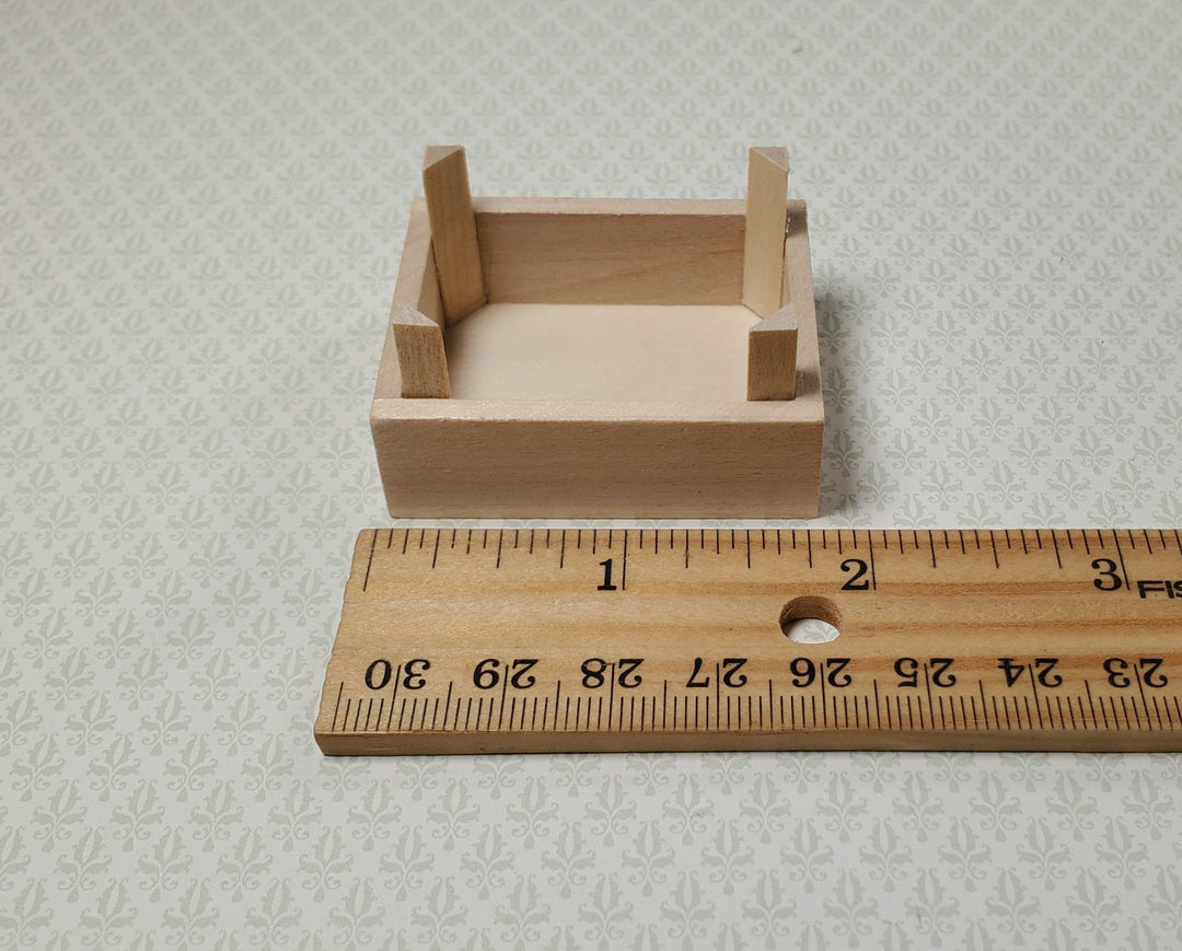 Dollhouse Miniature Fruit or Vegetable Crates x2 Stackable 1:12 Scale Wood - MiniatureCrush