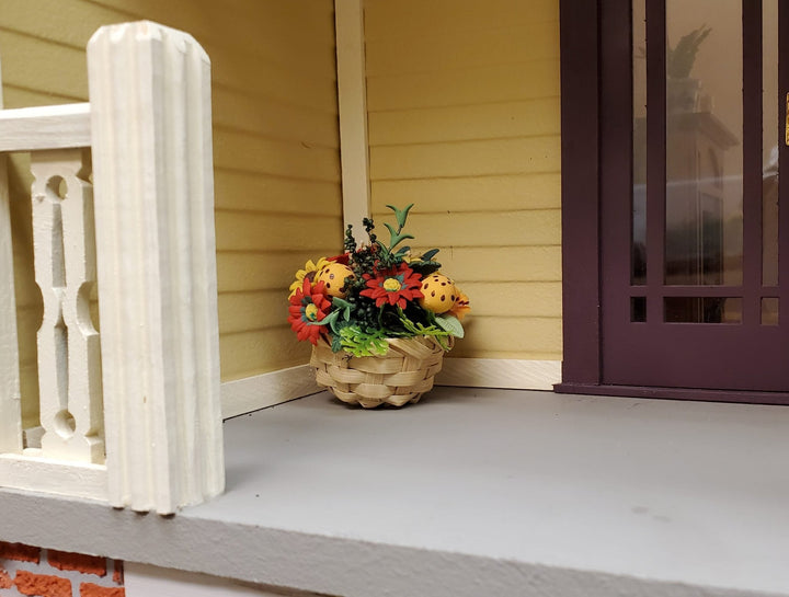 Dollhouse Miniature Large Yellow Sunflowers Arrangement 1:12 Scale Miniature - MiniatureCrush