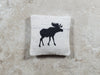 Dollhouse Miniature Pillow Moose Silhouette Handmade 1:12 Scale 1 1/2