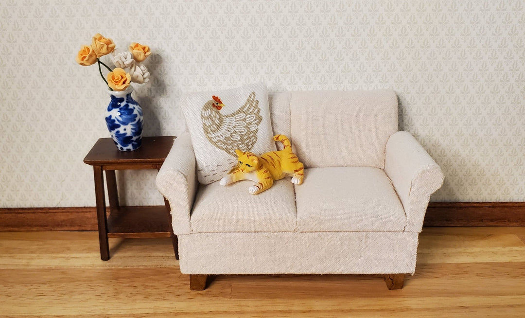 Dollhouse Miniature Tan Hen 1:12 Scale 1 1/2" - MiniatureCrush