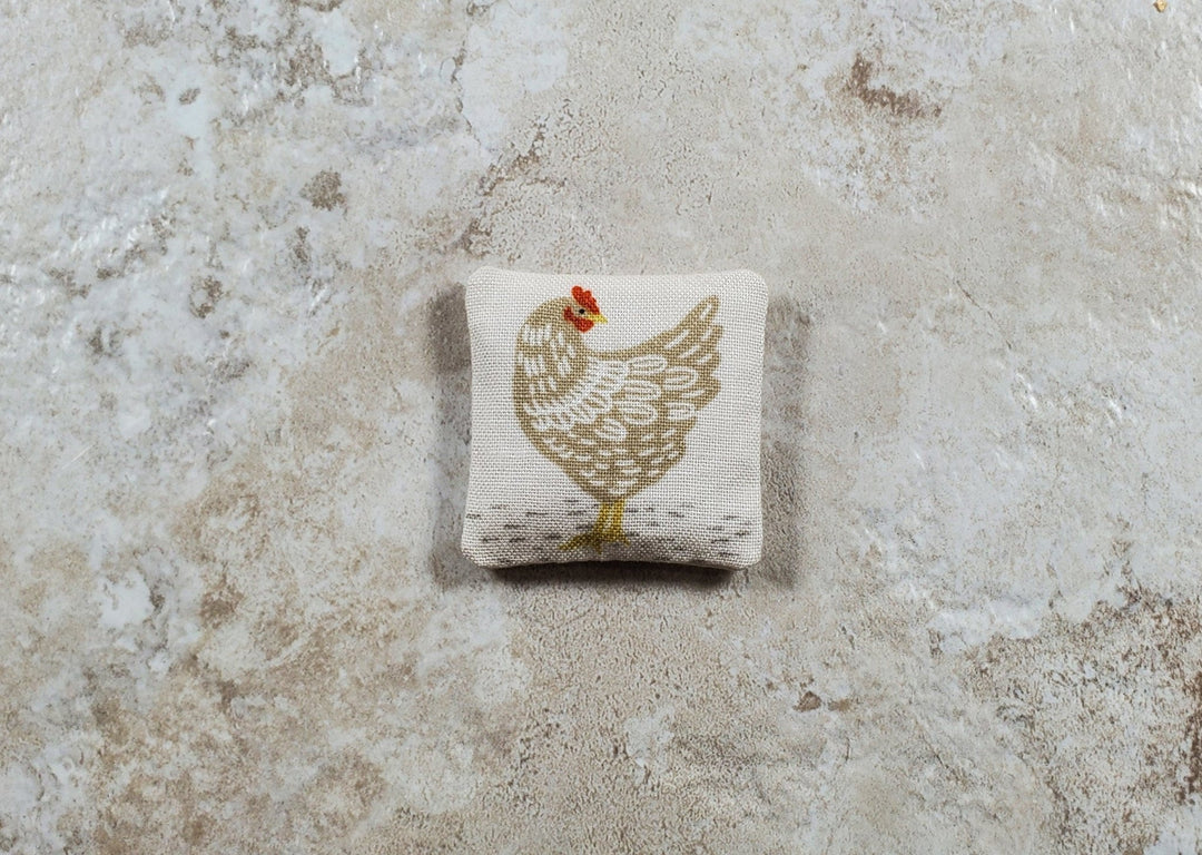 Dollhouse Miniature Tan Hen 1:12 Scale 1 1/2" - MiniatureCrush