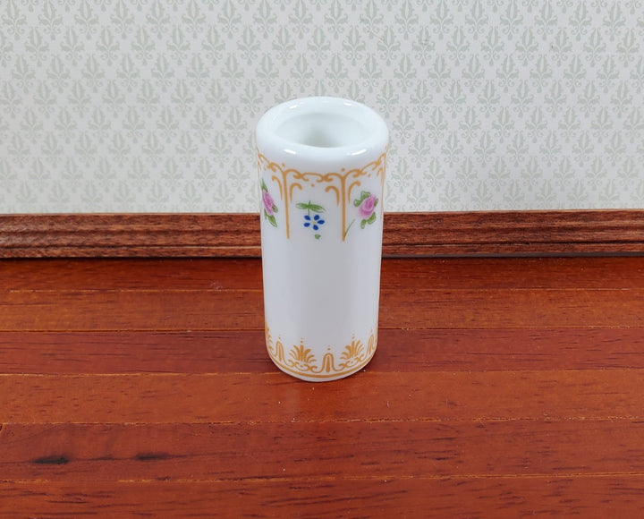 Dollhouse Miniature Umbrella or Cane Stand White Ceramic 1:12 Scale - Miniature Crush