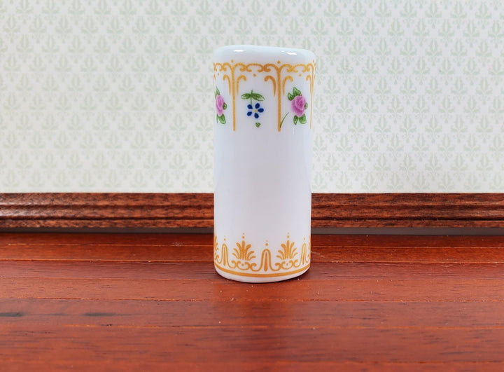 Dollhouse Miniature Umbrella or Cane Stand White Ceramic 1:12 Scale - Miniature Crush