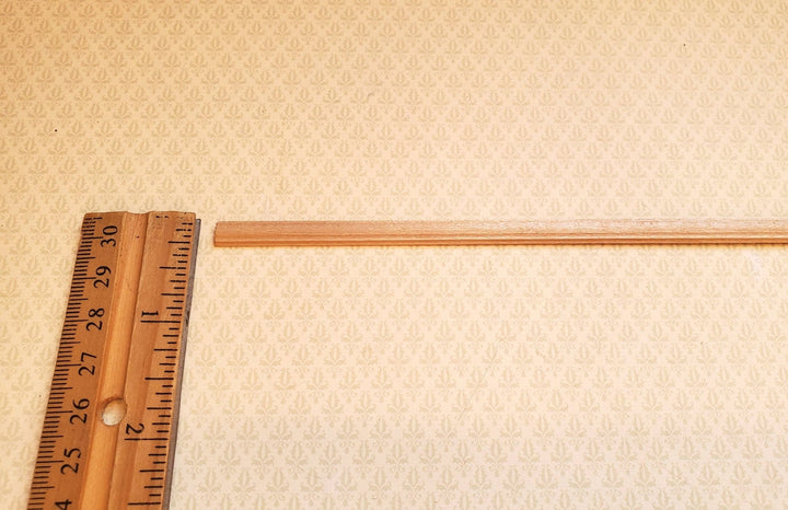 Dollhouse Miniatures Chair Rail or Trim Molding 1/4" wide x 18" long 1:12 Scale - Miniature Crush