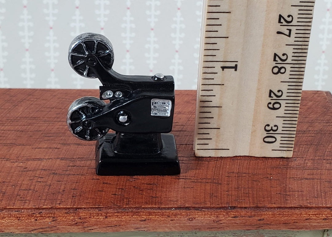 Dollhouse Movie Film Projector Vintage Style 1:12 Scale Miniature (Small) - Miniature Crush