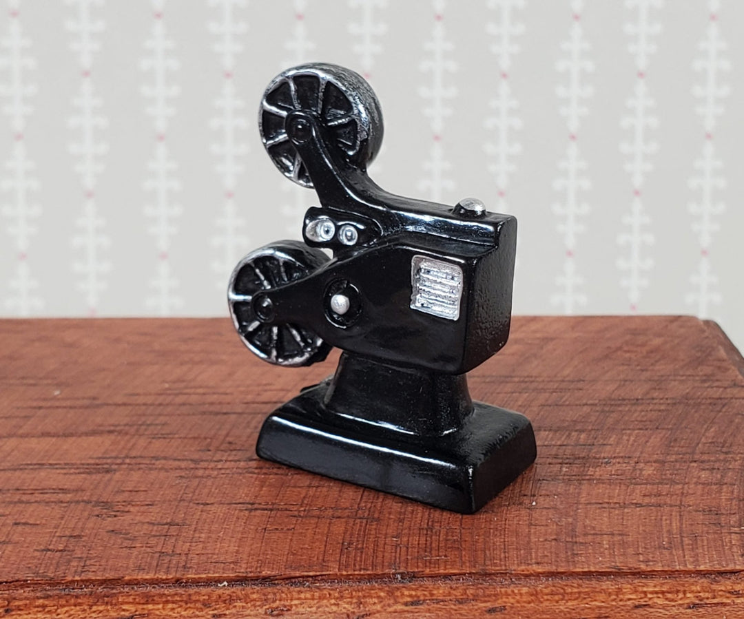 Dollhouse Movie Film Projector Vintage Style 1:12 Scale Miniature (Small) - Miniature Crush