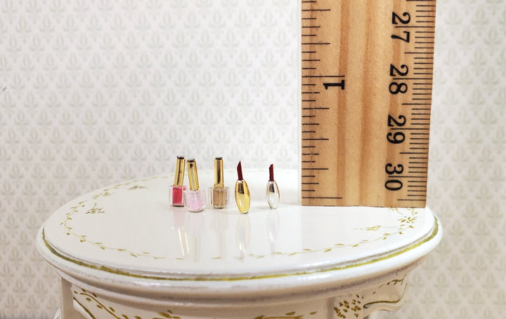 Dollhouse Nail Polish & Lipstick Vanity Set 1:12 Scale Miniatures - MiniatureCrush