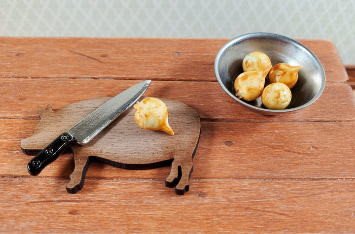 Dollhouse Onions Set of 5 1:12 Scale Miniatures Kitchen Food Groceries - MiniatureCrush