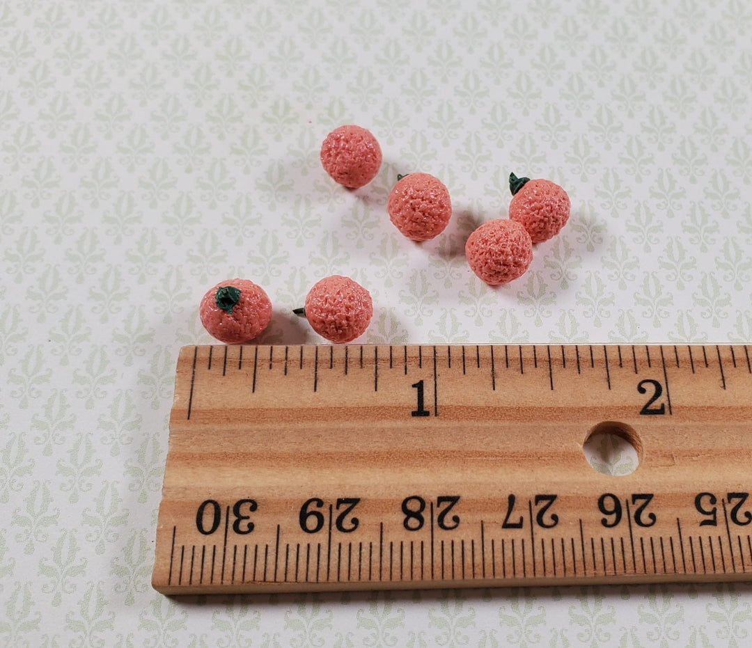 Dollhouse Oranges Set of 6 1:12 Scale Miniature Kitchen Food Groceries Market - MiniatureCrush