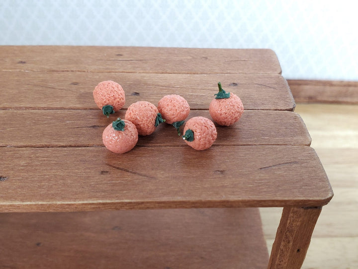 Dollhouse Oranges Set of 6 1:12 Scale Miniature Kitchen Food Groceries Market - MiniatureCrush
