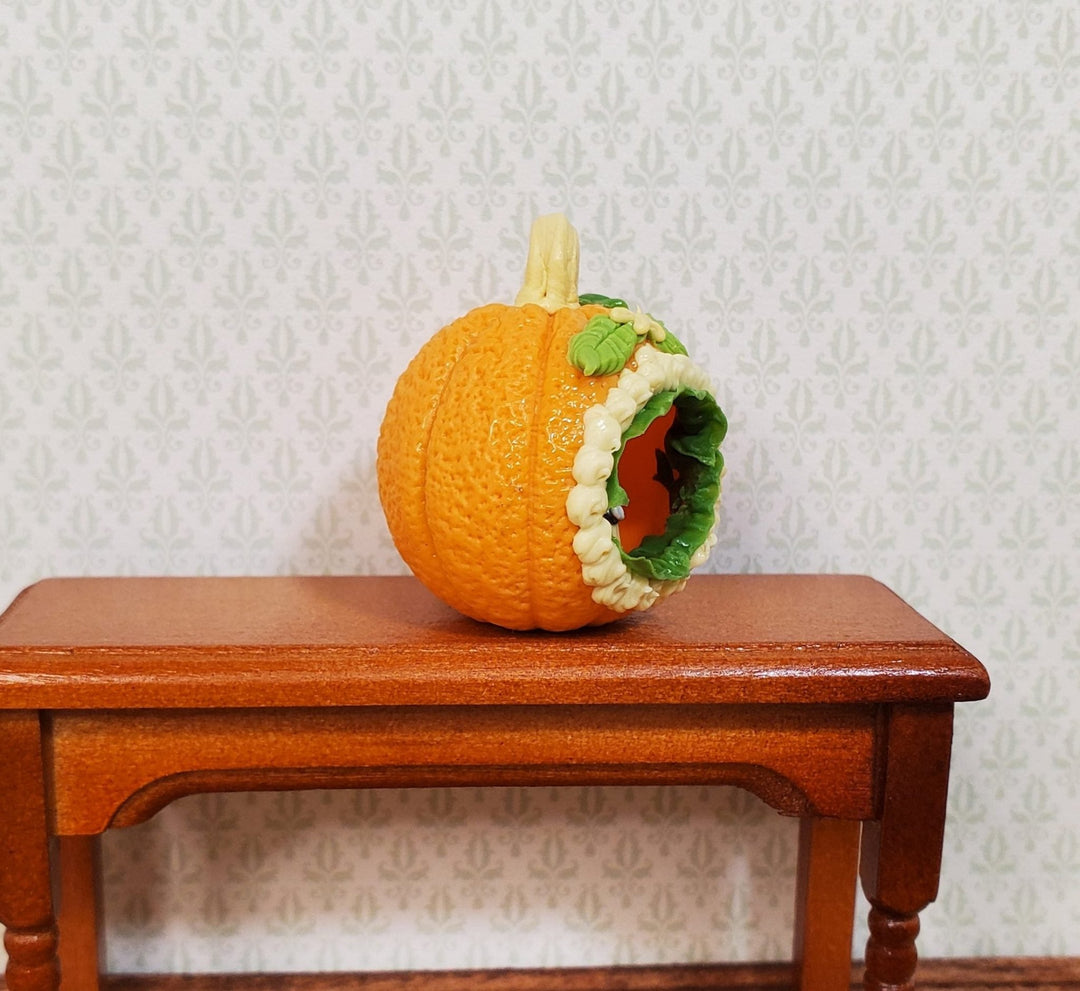 Dollhouse Panorama Pumpkin Witch Scene 1:12 Scale Miniature Halloween - MiniatureCrush