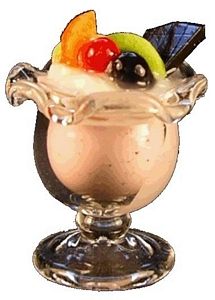 Dollhouse Parfait Sundae Berry 1:12 Scale Miniature Food Kitchen Dessert - MiniatureCrush
