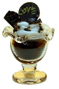 Dollhouse Parfait Sundae Chocolate 1:12 Scale Miniature Food Kitchen Dessert - MiniatureCrush