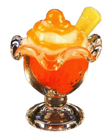 Dollhouse Parfait Sundae Orange1:12 Scale Miniature Food Kitchen Dessert - MiniatureCrush