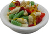 Dollhouse Pasta Salad in a White Bowl 1:12 Scale Miniature Food