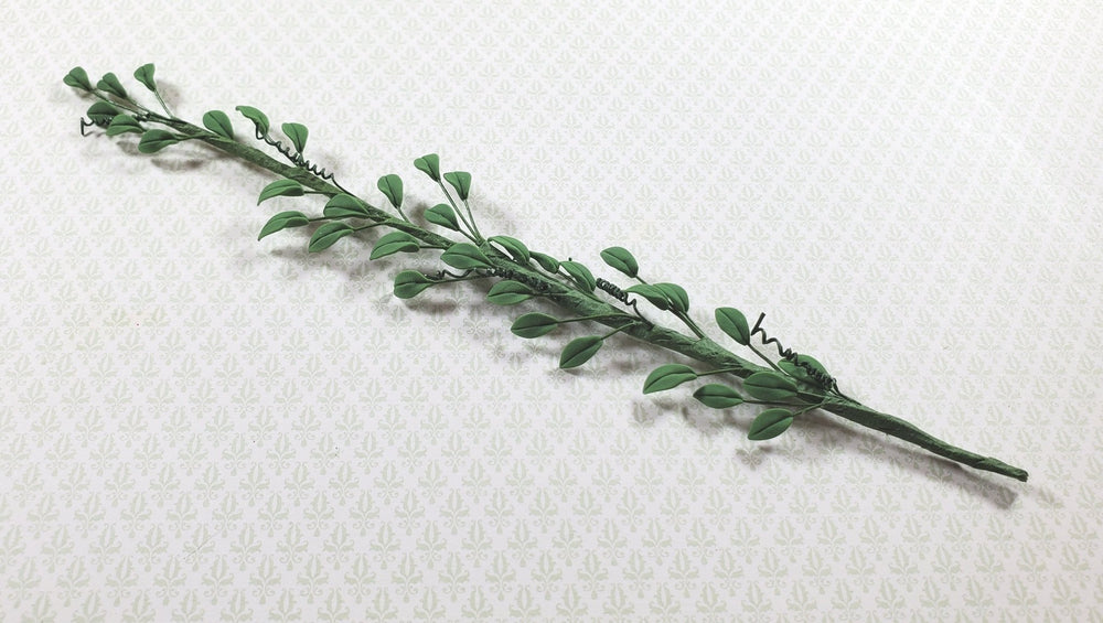 Dollhouse Philodendron Vine 8 Inches Long 1:12 Scale Miniature Garden Plants - MiniatureCrush