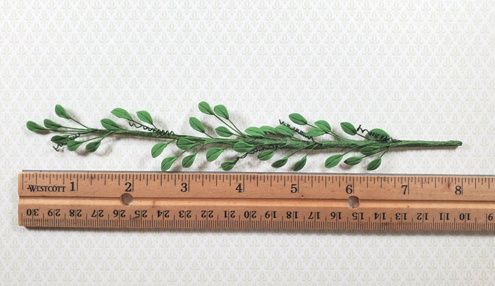 Dollhouse Philodendron Vine 8 Inches Long 1:12 Scale Miniature Garden Plants - MiniatureCrush