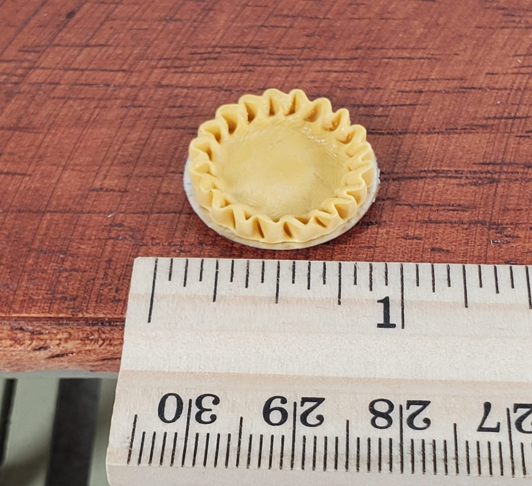 Dollhouse Pie Crust in a Pan Empty 1:12 Scale Miniature Kitchen Food Bakery - Miniature Crush