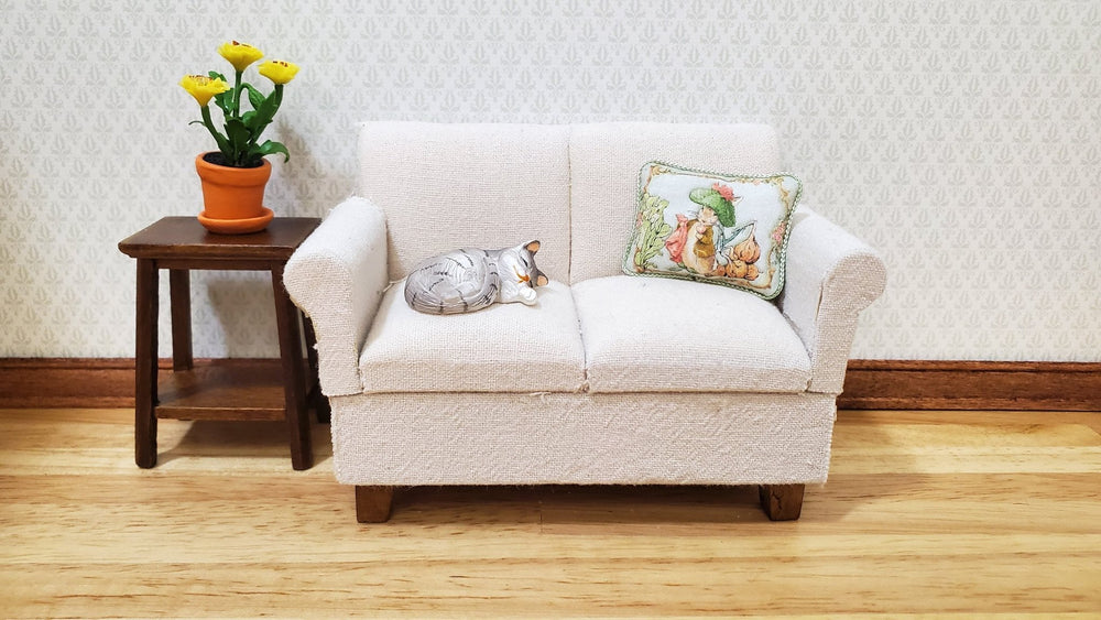Dollhouse Pillow Benjamin Bunny from Peter Rabbit Handmade 1:12 Scale Miniature - MiniatureCrush
