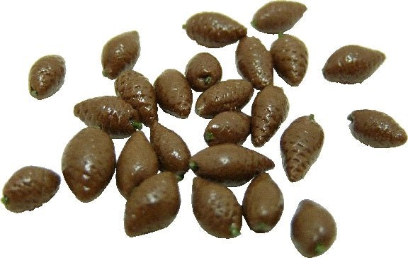 Dollhouse Pinecones 25 Count 1:12 Scale Miniature - MiniatureCrush