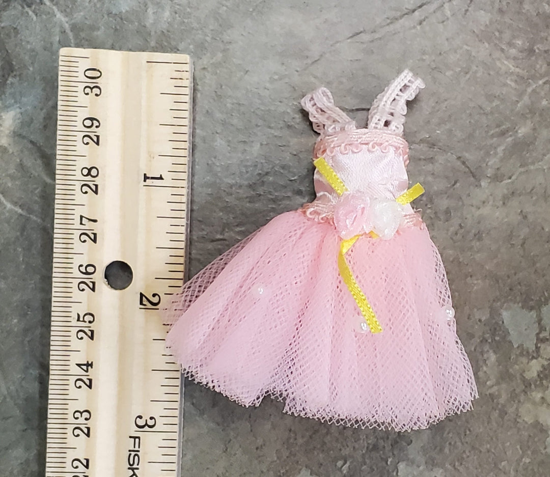 Dollhouse Pink Ballerina Tutu 1:12 Scale Miniature Clothes Decoration Only - Miniature Crush