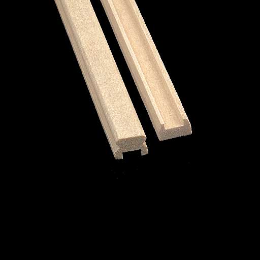 Dollhouse Porch Railing 2 Sets Top & Bottom Square Slots 1:12 Houseworks 7211 - MiniatureCrush