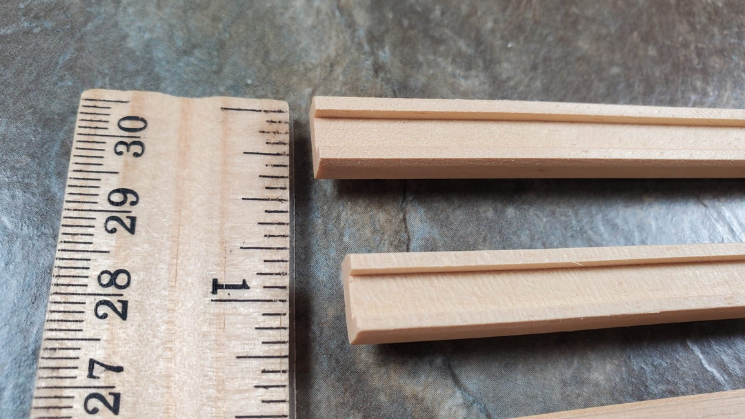 Dollhouse Porch Railing 2 Sets Top & Bottom Square Slots 1:12 Houseworks 7211 - MiniatureCrush