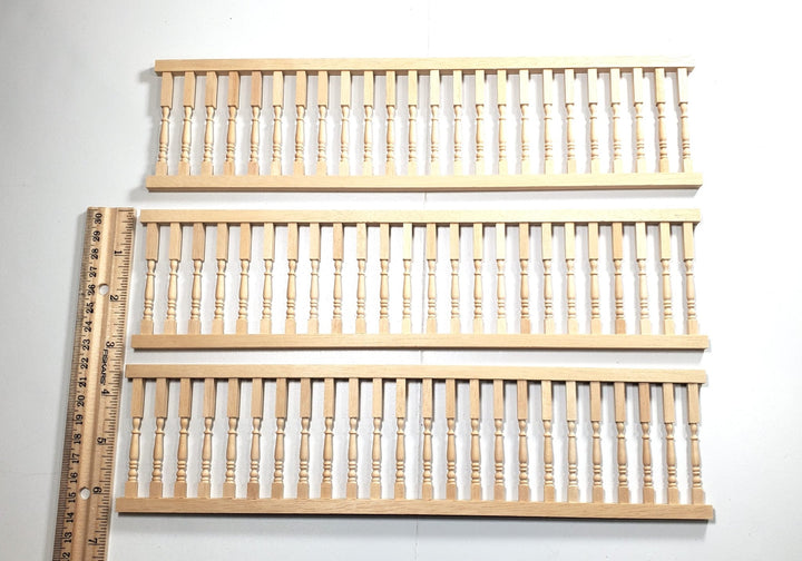 Dollhouse Porch Railing x3 Pieces Widow's Walk 1:12 Scale Houseworks 53032 - MiniatureCrush