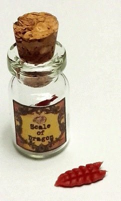 Dollhouse Potion Jar Scale of Dragon 1:12 Scale Dollhouse - MiniatureCrush
