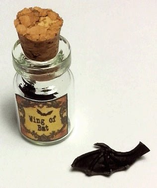 Dollhouse Potion Jar Wing of Bat 1:12 Scale Dollhouse - MiniatureCrush