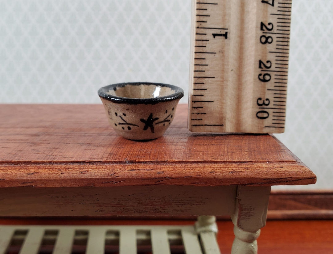 Dollhouse Pottery Mixing Bowl Handmade 1:12 Scale Miniatures by Sugar Loaf - Miniature Crush