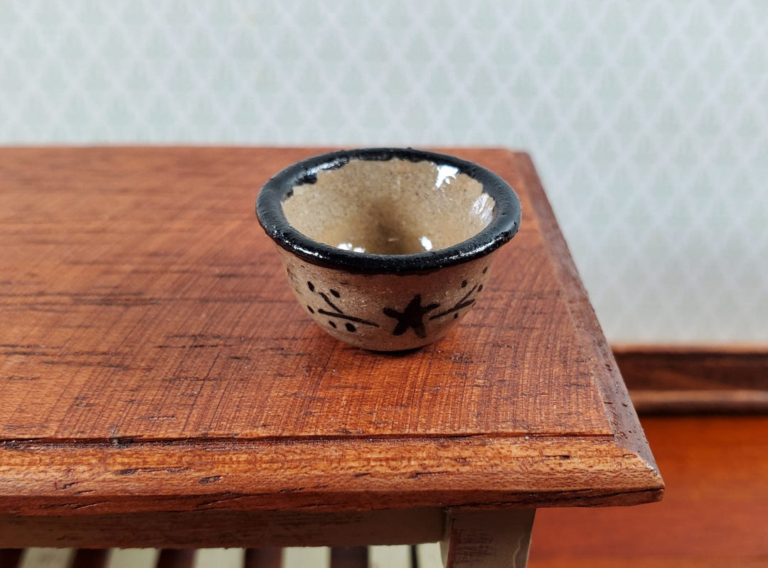 Dollhouse Pottery Mixing Bowl Handmade 1:12 Scale Miniatures by Sugar Loaf - Miniature Crush