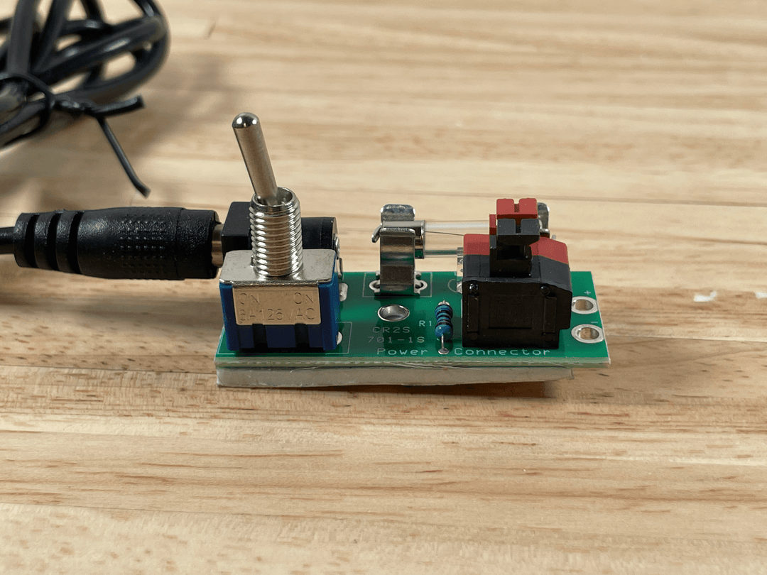 Dollhouse Power Connector with Power Supply Plug Tape or Round Wire Electrical - MiniatureCrush