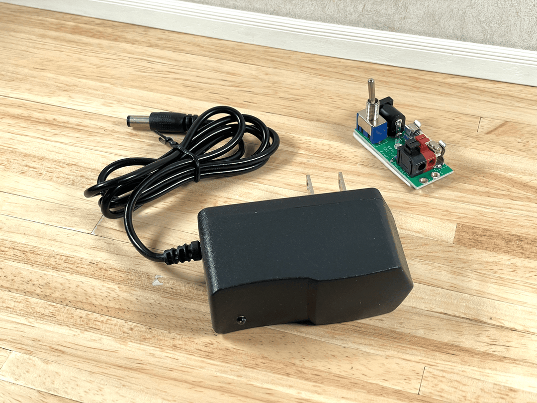 Dollhouse Power Connector with Power Supply Plug Tape or Round Wire Electrical - MiniatureCrush