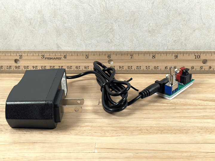 Dollhouse Power Connector with Power Supply Plug Tape or Round Wire Electrical - MiniatureCrush