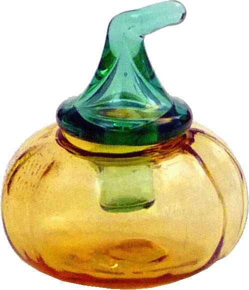 Dollhouse Pumpkin Jar with Vine Lid 1:12 Scale Miniature Decoration Flowers - MiniatureCrush