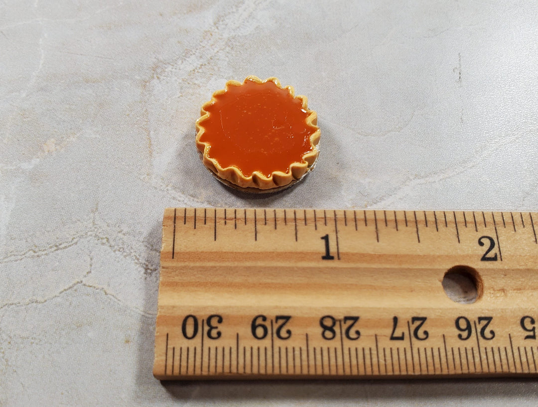 Dollhouse Pumpkin Pie 1:12 Scale Miniature Food Kitchen Dessert Bakery - MiniatureCrush