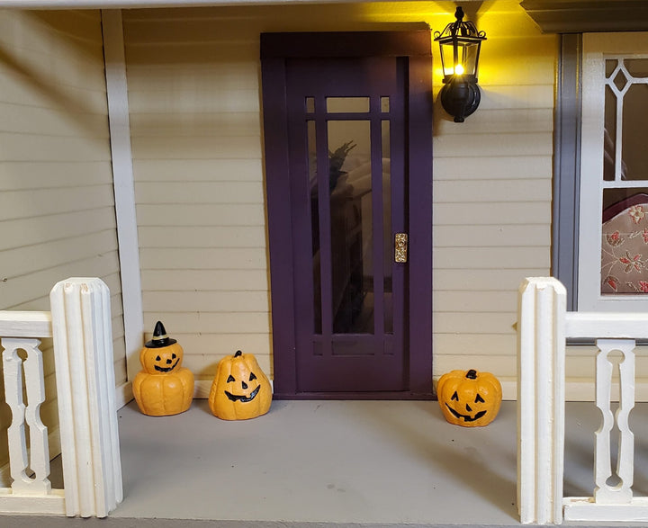 Dollhouse Pumpkins Set of 3 Halloween Decor 1:12 Scale Miniatures - MiniatureCrush
