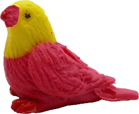 Dollhouse Red and Yellow Bird 1:12 Scale Miniature Pet Animals - MiniatureCrush