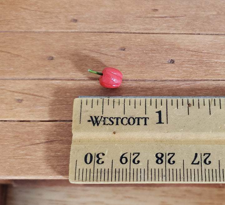 Dollhouse Red Bell Peppers Set of 4 1:12 Scale Miniature Kitchen Food Grocery - MiniatureCrush