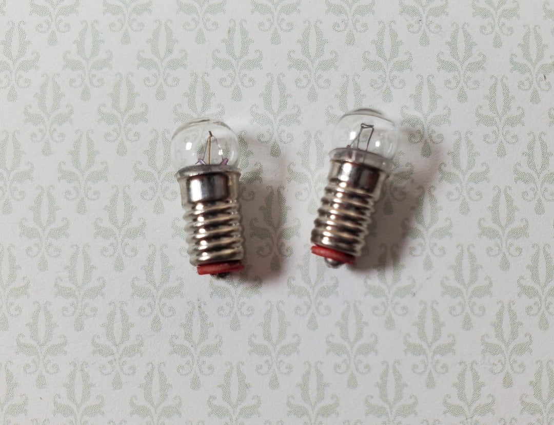 Dollhouse Replacement Bulbs Pea Style 4 piece 1:12 Scale for 12 Volt Lights - Miniature Crush