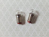 Dollhouse Replacement Bulbs Pea Style 4 piece 1:12 Scale for 12 Volt Lights