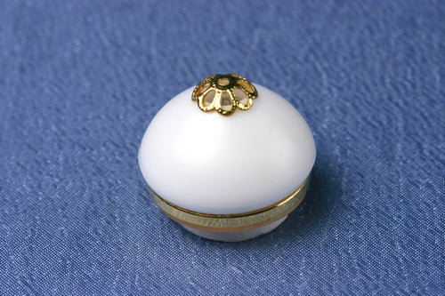 Dollhouse Round Ceiling Light White 1:12 Scale Miniature 12 Volt with Plug - MiniatureCrush
