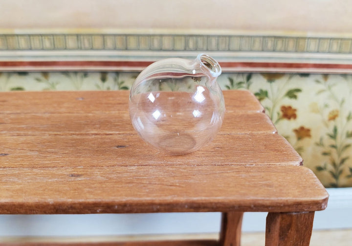 Dollhouse Round Tilted Lab Jar Real Glass Mad Scientist 1:12 Scale Miniature - MiniatureCrush