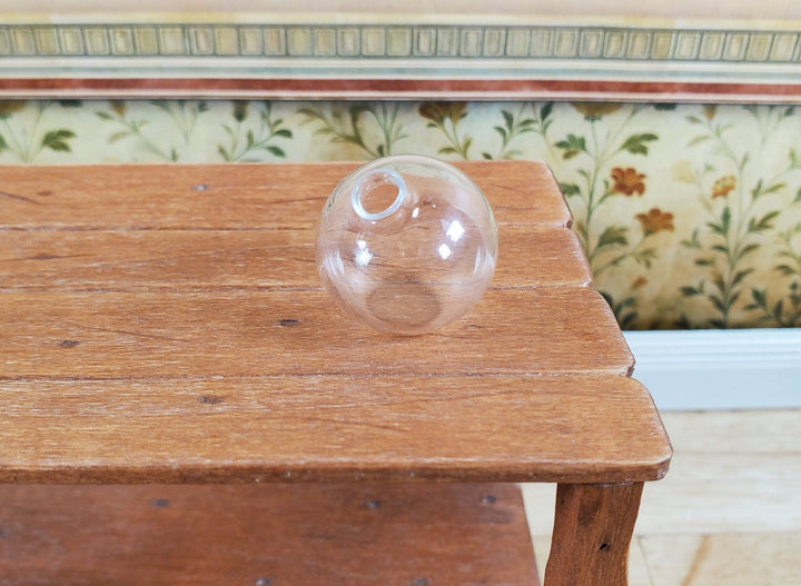 Dollhouse Round Tilted Lab Jar Real Glass Mad Scientist 1:12 Scale Miniature - MiniatureCrush